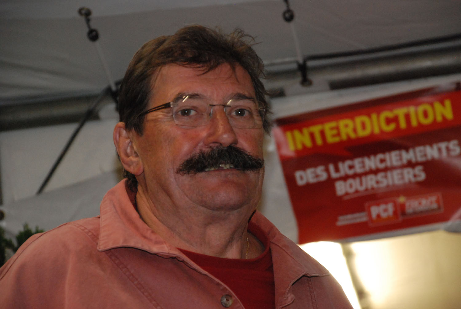 Jean-Claude RUAUX à la fete de l'huma